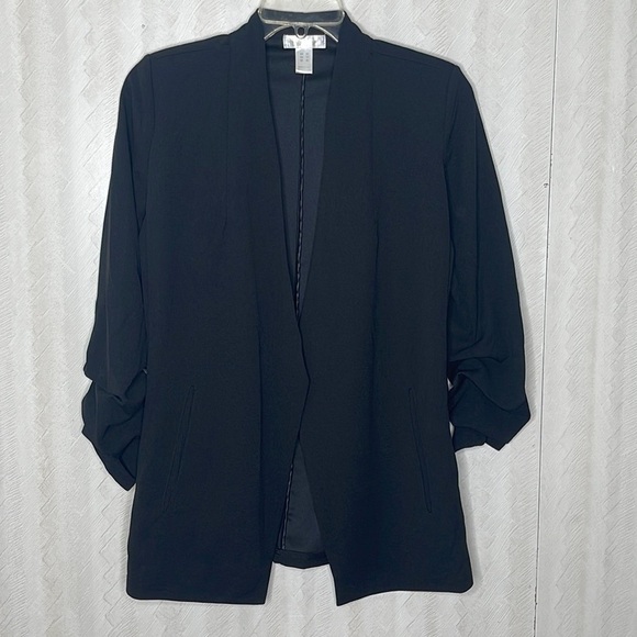 🆕 REVAMPED Blazer jacket black Size XS - Picture 2 of 4